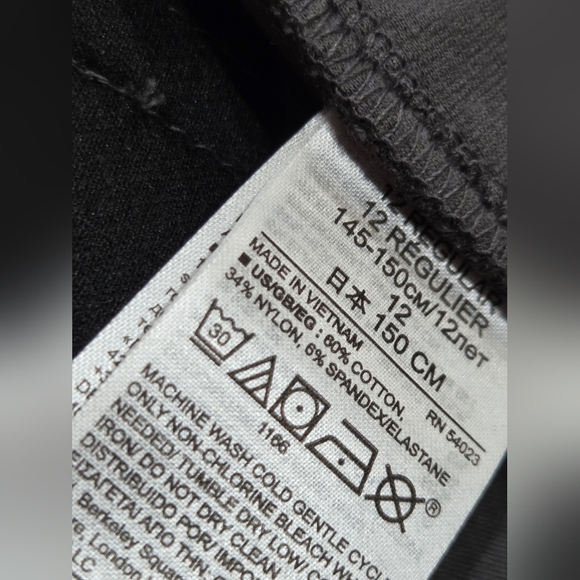 NWT Gap Gray Star-Patterned Kids Pants Sz.12 - Picture 7 of 9